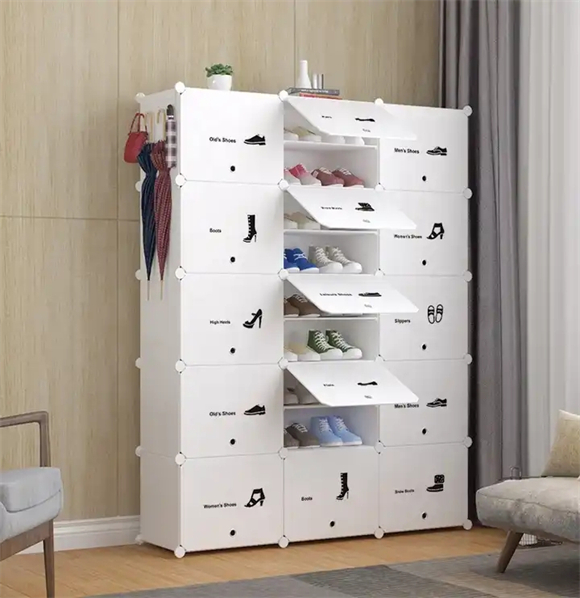 plastic shoe rack